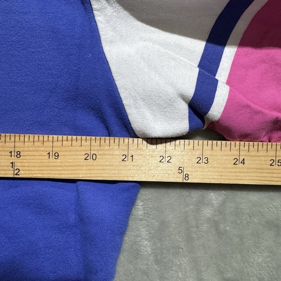 Pochacco Sanrio Crewneck Women's Medium Blue Colorblock Y2K Hello Kitty Friends‎ - Picture 4 of 6